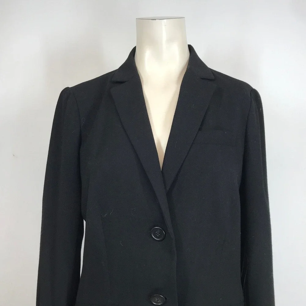 J. Crew Black Women's Two-Button Blazer